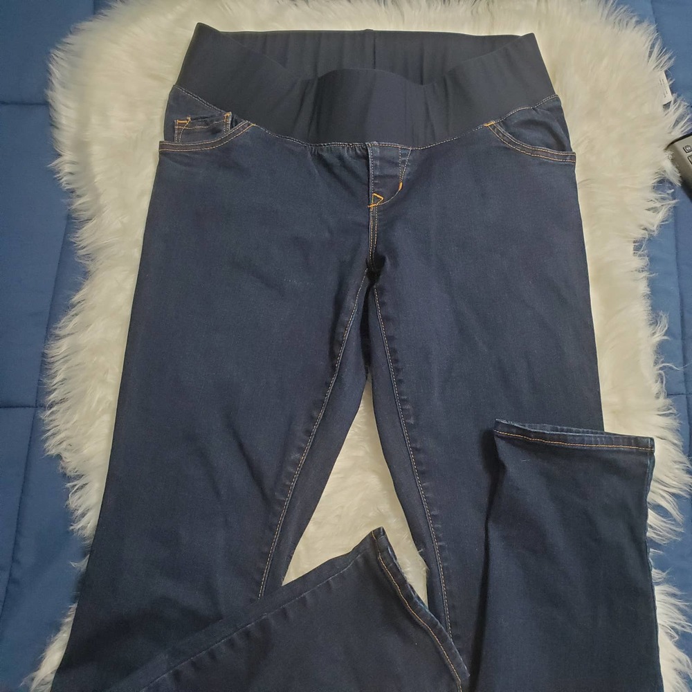 Maternity Front-Low Panel Skinny Jeans